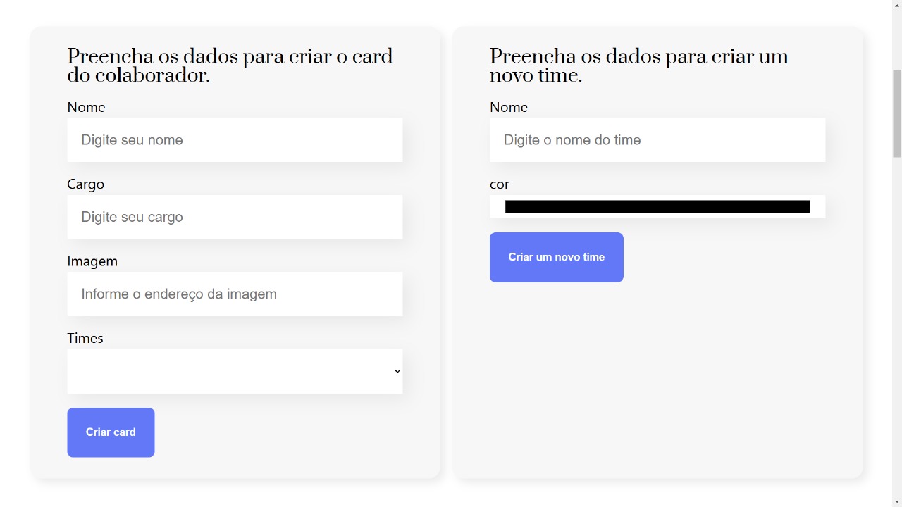 projeto Organo refatorado